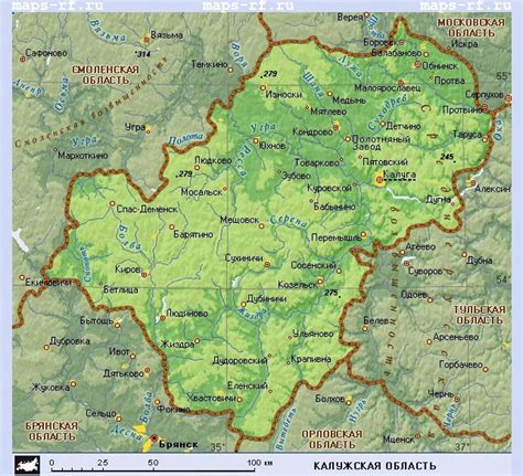 Общая информация о Калужской области