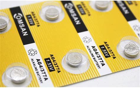 Основные технические характеристики батарейки 377а