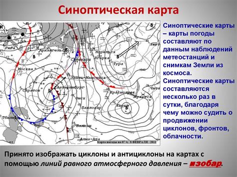 Причины и последствия формирования и движения синоптических фронтов