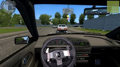 Как настроить руль и педали в City car driving