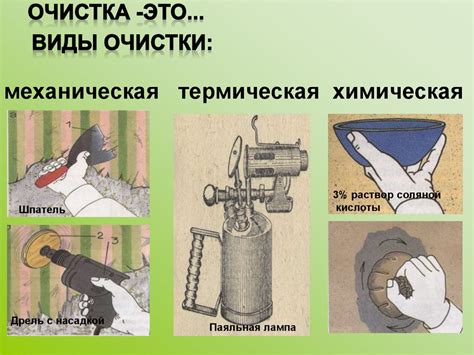 Подготовка поверхности и защита смежных элементов