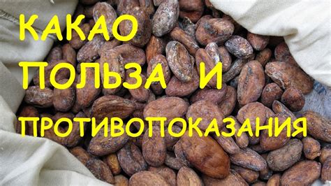 Польза осадка от какао