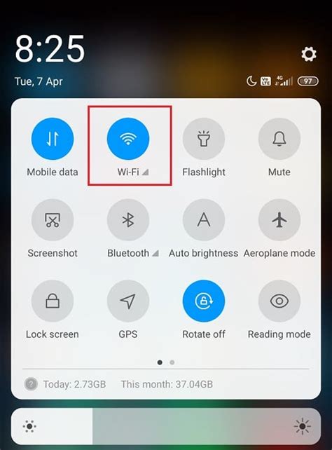 Пункт 3: Включите функцию Wi-Fi