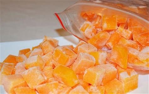 Советы по сохранению замороженной тыквы для сока
