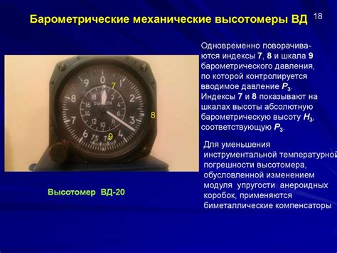 Электронные высотомеры