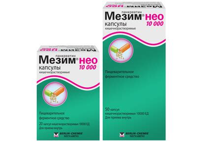Базовая информация о Мезим форте нео