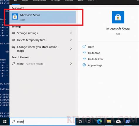 Восстановление удаленного приложения через Windows Store