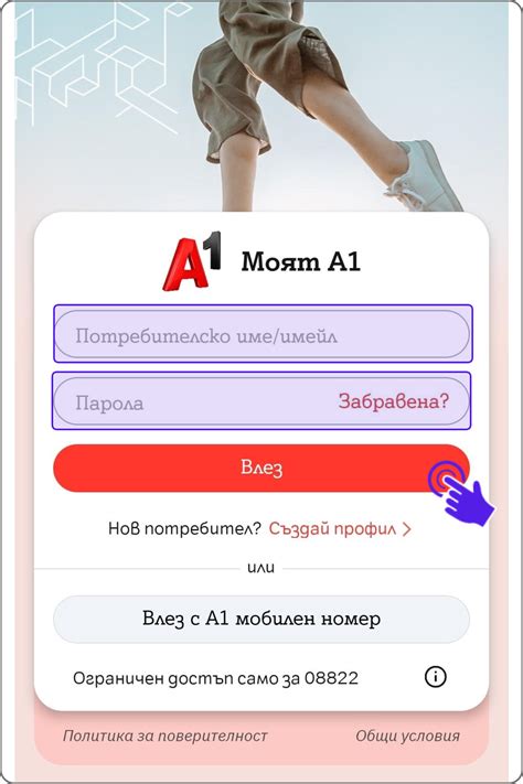 Вход в приложение А1