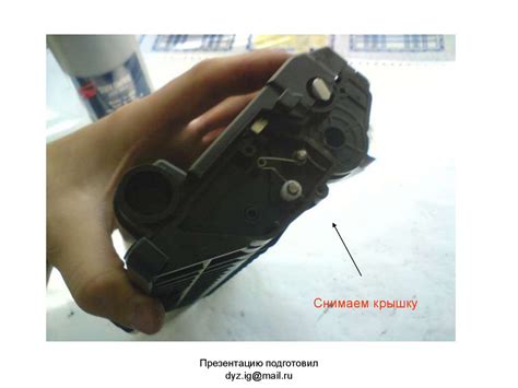 Глава 3: Наполнение и установка картриджа