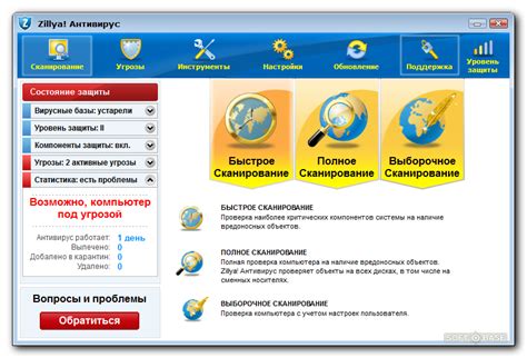 Использование антивирусного сканера