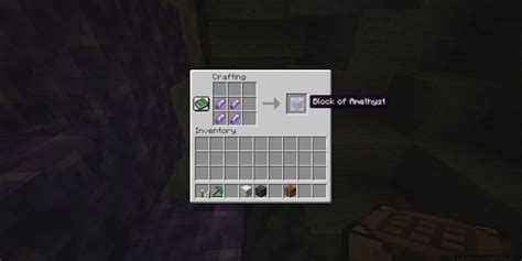 Как создать аметистовый кристалл в Minecraft: подробная инструкция
