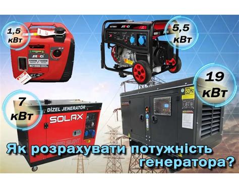 Найдите "Мощность генератора"