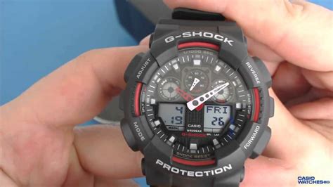 Настройка даты и времени на реплике часов G-Shock