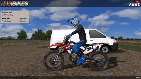 Настройка мотоцикла MX Bikes после установки