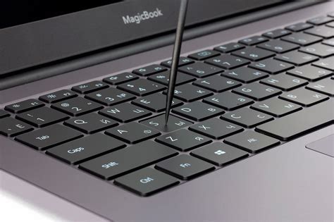 Настройка параметров подсветки клавиатуры на Honor MagicBook