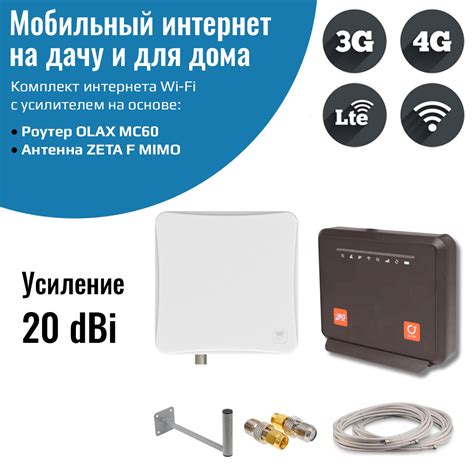 Настройка репитера для работы с Mimo антенной