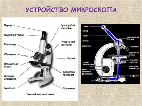 Откройте корпус микроскопа