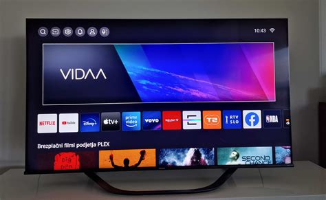 Открытие и использование установленного приложения на телевизоре Toshiba Vidaa: