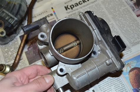 Очистка дроссельной заслонки