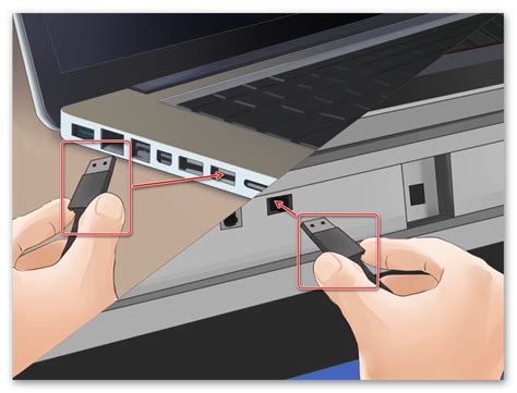 Подключение мыши Huawei к ноутбуку через USB-порт