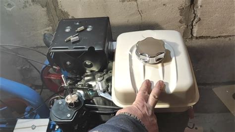 Подключение тяги газа к двигателю