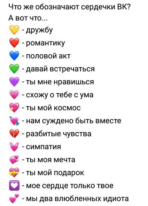 Популярные значения желтого сердечка