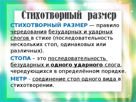 Примеры использования различных количеств стоп в стихотворных строках