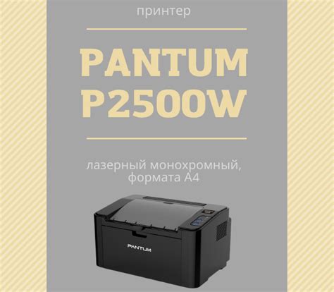 Проблемы с самим принтером Pantum P2500W