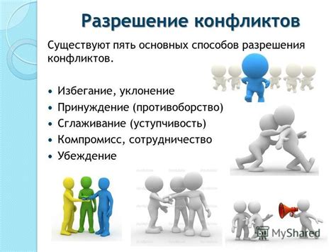 Разрешение основных конфликтов