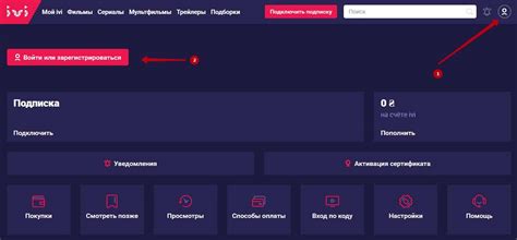 Регистрация и вход в приложение IVI