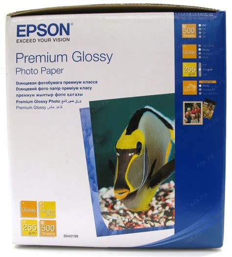 Рекомендации по использованию Epson Premium Glossy