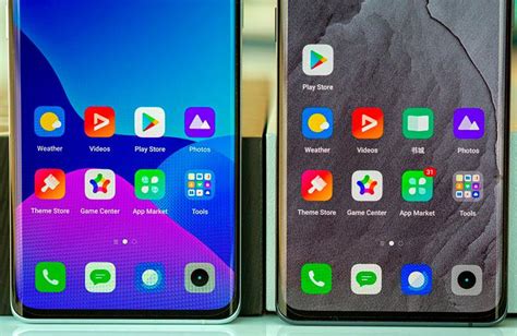 Система лаунчера на смартфонах Realme