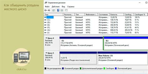 Создание разделов и управление библиотекой