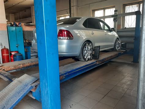Сход развал на Volkswagen Polo седан