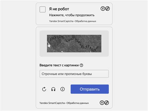 Тестирование работы капчи