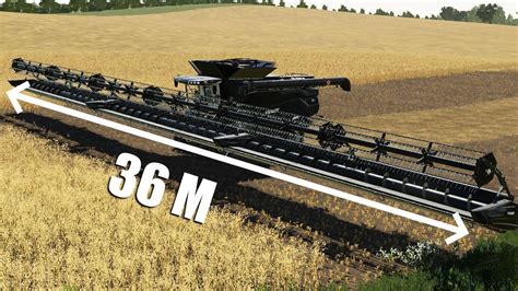 Увеличение производительности с помощью увеличения ширины жатки в Farming Simulator 19