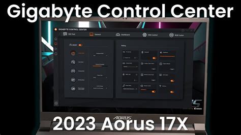 Установка программы Gigabyte Control Center