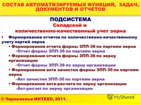 Формирование формы зерна