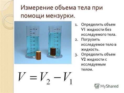 Шаг 2: Измерение объема угля