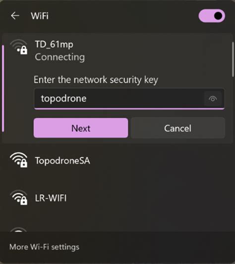 Шаг 5: Ввод данных и подключение к Wi-Fi