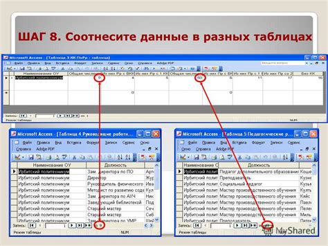 Шаг 8: Соотнесите все полученные данные