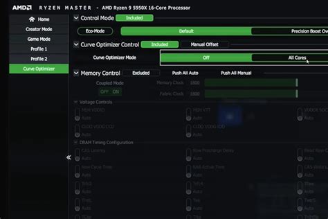 Curve optimizer для процессора AMD Ryzen 5600X: советы и настройки